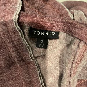 Torrid distressed tunic hoodie 5